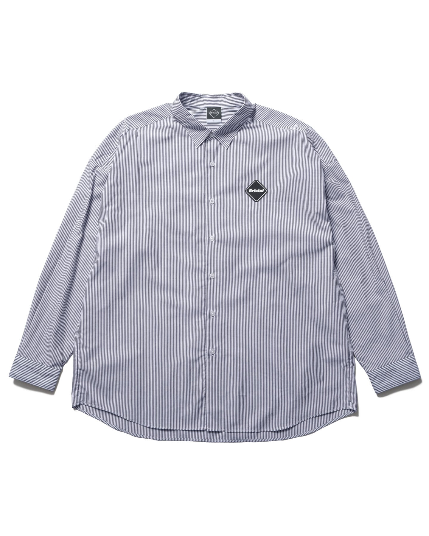 SOPH. | BIG LOGO S/S BAGGY SHIRT(M BLACK STRIPE):