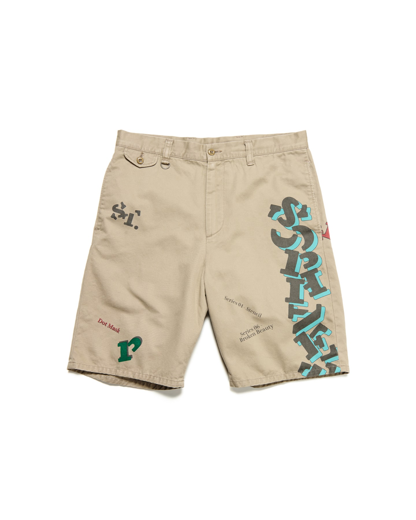 SOPH. | HIGH STRETCH PIQUE CUT OFF SHORTS(2 BLACK):