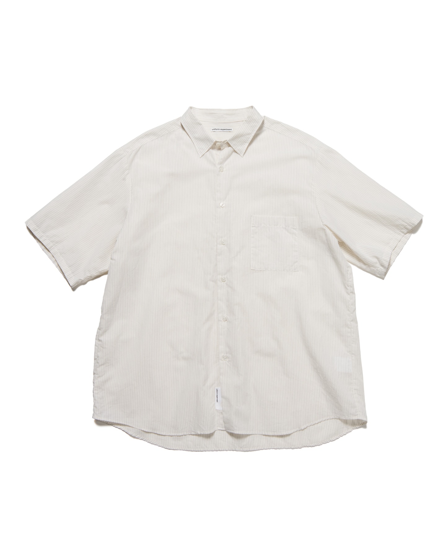 SOPH. | HIGHCOUNT TWILL REGULAR FIT S/S SHIRT(M WHITE):