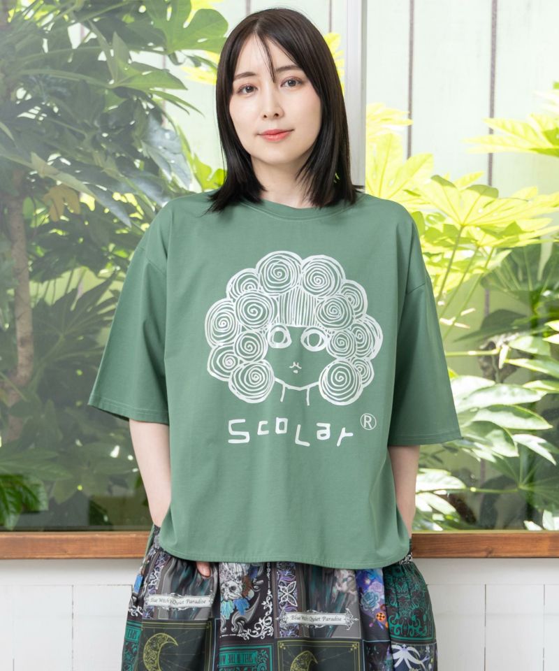 152660：スカラー箔プリントシアーブルゾン（ブルゾン）｜ScoLar