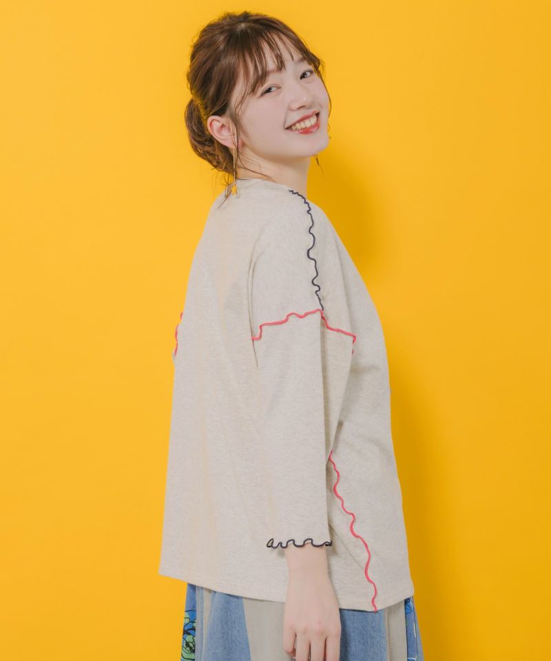 Tシャツ SALE ScoLar スカラー 152674 配色メロウステッチ クリームソーダ柄Tシャツ トップス カジュアル ガーリー レトロ 原宿系 個性的 ポイント 楽天市場】☆セール☆【ScoLar スカラー】152674 配色メロウ