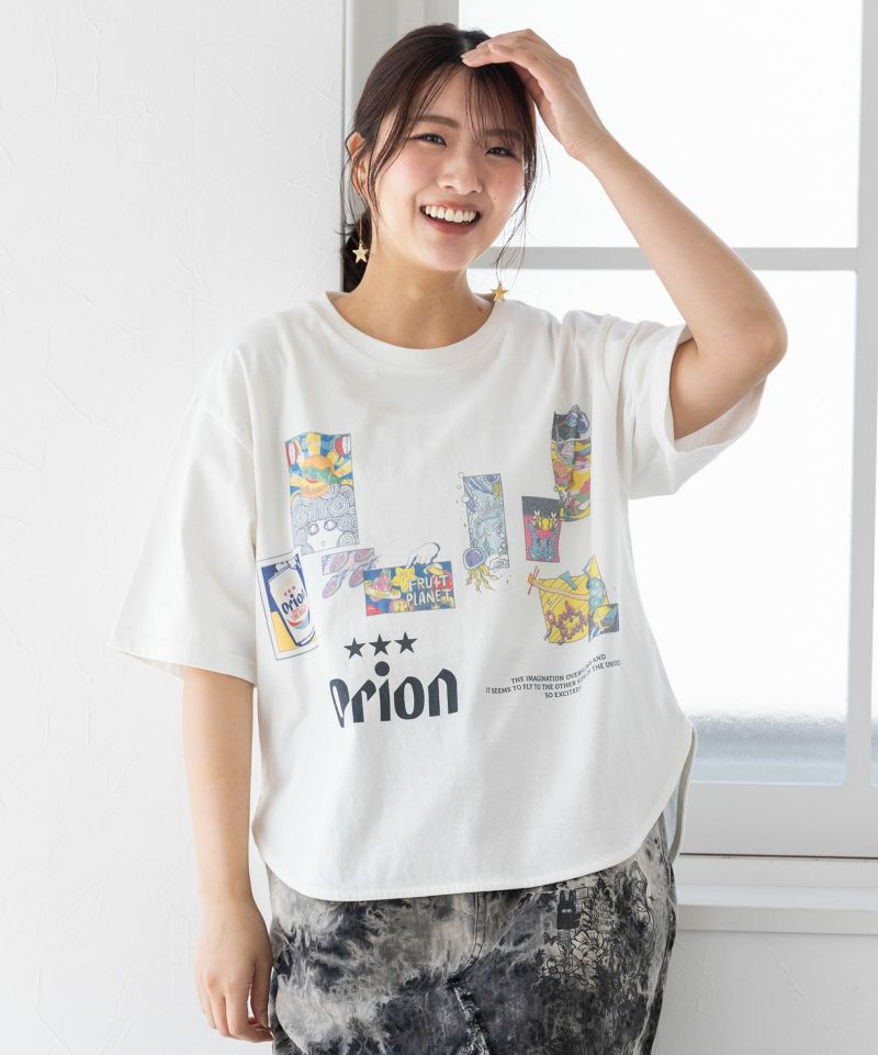 スカラー　scolar 152728：orion×ScoLar リゾート柄シャツ 152728：orion×ScoLar リゾート柄シャツの通販-ScoLar