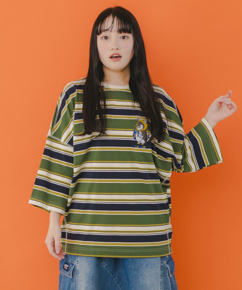 CIVILIAN 刺繍入りロングスリーブTシャツ tシャツ 「新柄入荷」 胸刺繍ワンポイントロゴ ロングスリーブT