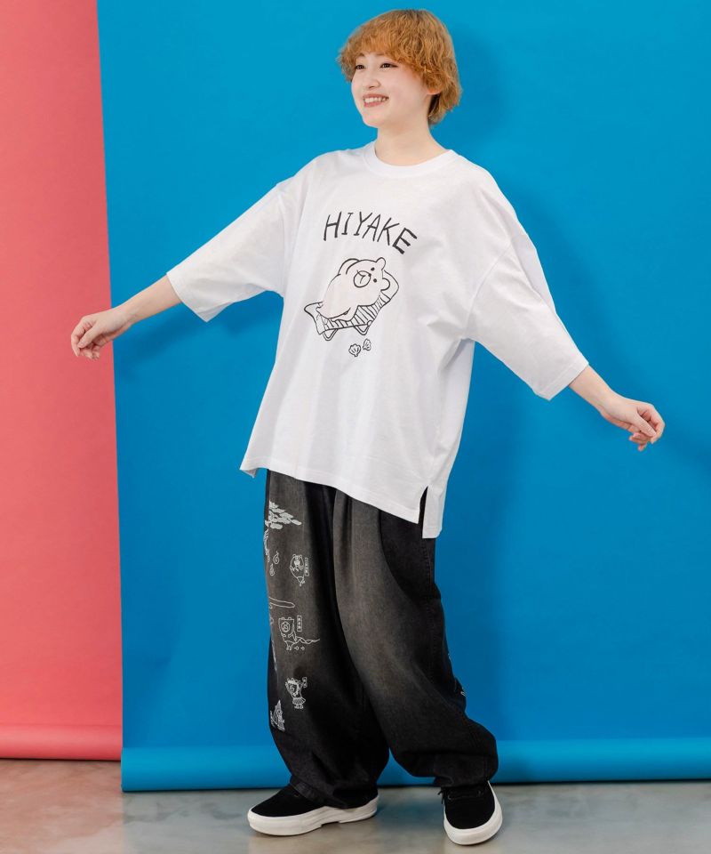 tシャツ 352119：HIYAKEクマ柄シャツ レディース メンズ 352119：HIYAKEクマ柄シャツの通販-ScoLar