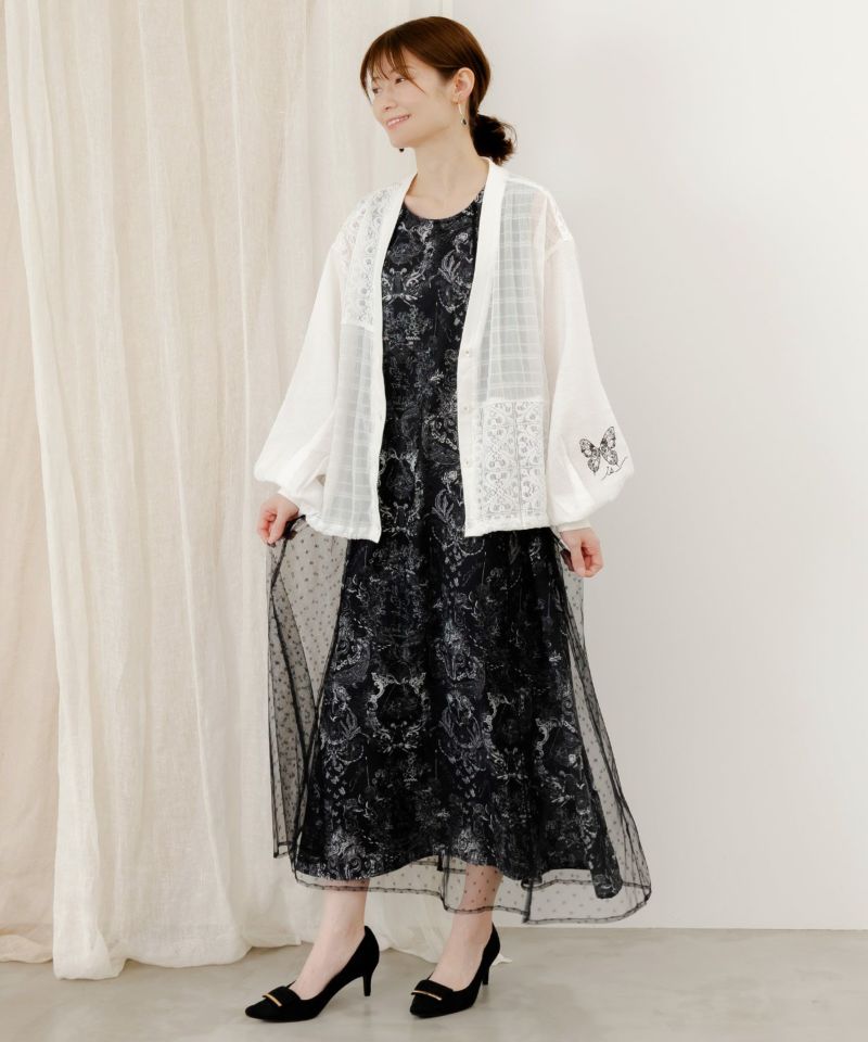 クロエ CHLOE ポルカドット チュール地トップス& ドレス ワンピース クロエ CHLOE ポルカドット チュール地トップス& ドレス ワンピース