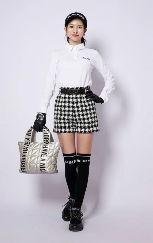 美品 バーバリーゴルフ レディース 13号 ノバチェック ショートパンツ BURBERRY 【超美品】バーバリー ハーフパンツ 黒×ベージュ