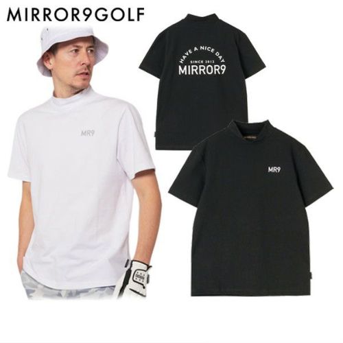 ハイネックシャツ メンズ ミラーナインゴルフ MIRROR9GOLF