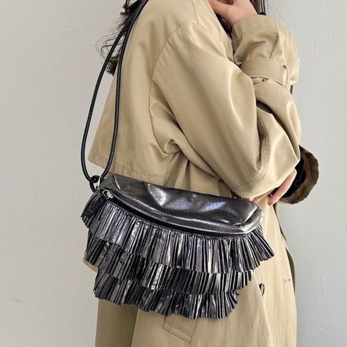 casselini ファーウエストバッグ(定価13,000円) CASSELINI｜Casselini(キャセリーニ)ミックスチェーンバッグ