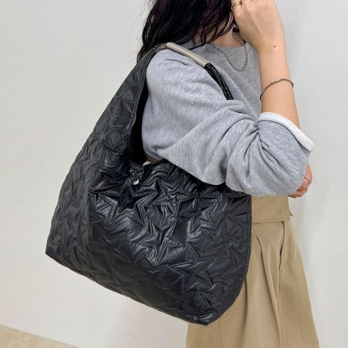 星キルティング三角バッグ（5-0564-5-32-102）｜fredy emue(フレディ