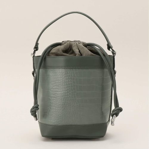 MIAN/ミアン】 クロコ型押しバケツバッグ（ショルダーバッグ）｜B.C  