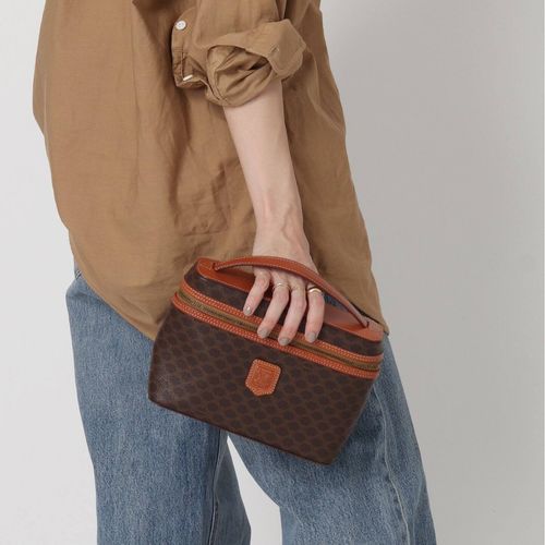 VINTAGE CELINE/セリーヌ】マカダム バニティバッグ