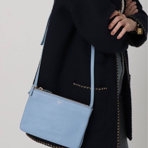 VINTAGE CELINE/セリーヌ】Trio ミニショルダーバッグ