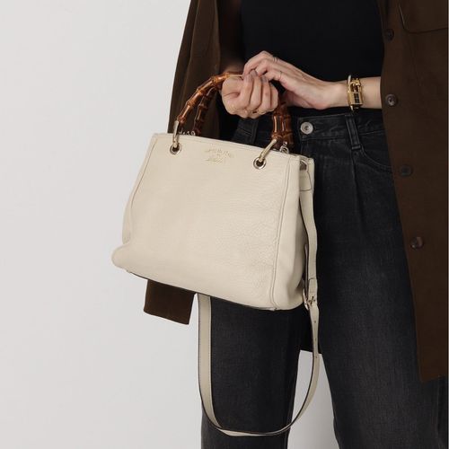 VINTAGE GUCCI/グッチ】Bamboo Shopper mini 2way（ショルダー