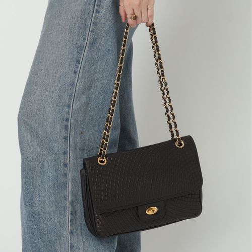 VINTAGE BALLY/バリー】チェーンショルダーバッグ（ショルダー