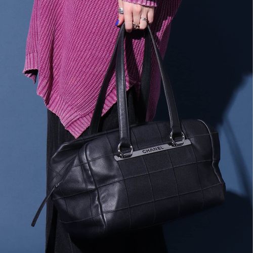 CHANEL シャネル ムートン ボストンバッグ CHANEL】シャネル『ムートン ショルダーバッグ』レディース 1週間保証