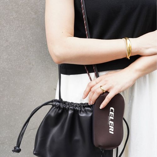 追加 CELERI レザーポーチ（ショルダーバッグ）｜Deuxieme Classe