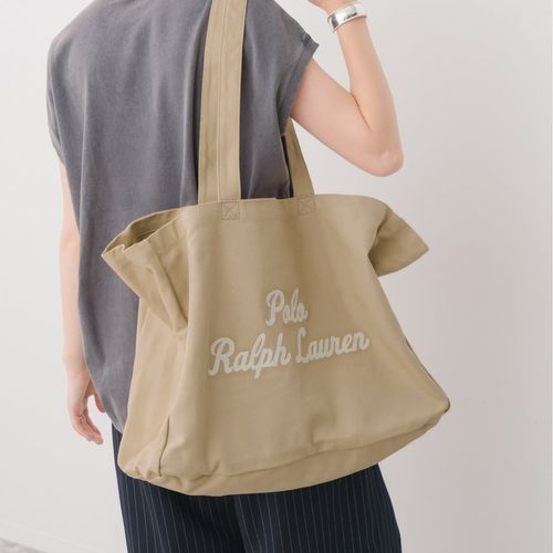 Ralph Lauren キャメル トートバッグ　RLL レザー Ralph Lauren キャメル トートバッグ RLL レザー