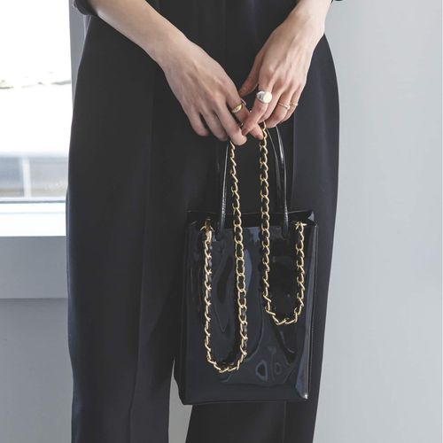 Milos PVCトートバッグ ブラック NOBLE｜MILOS/ミロス PVCトートバッグ | Rakuten Fashion(楽天