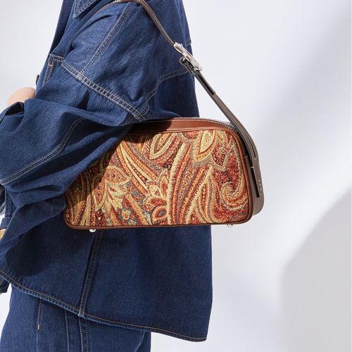 A VACATION/ア ヴァケーション】CARRIE ORANGE PAISLEY:ショルダー