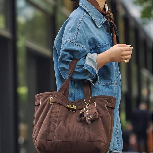 sita parantica ジャーナルスタンダード別注キャンバストートバッグ 追加2》別注【SITA PARANTICA】スエードライク チャームツキトートM