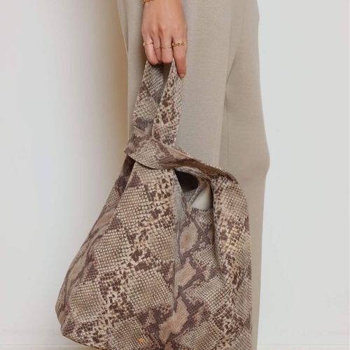 SITA PARANTICA/シータパランティカ】PYTHON PRINT SUEDE バッグ