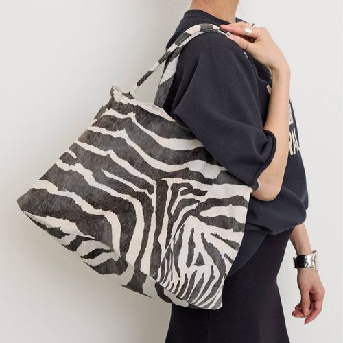 BAZAR ATELIER SABLON/バザール アトリエ サブロン】 ZEBRA TOTE BAZAR ATELIER SABLON/バザール アトリエ サブロン】 ZEBRA TOTE