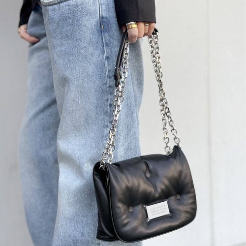 バッグ Maison Margiela GLAM SLAM FLAP SMALL Maison Margiela Glam Slam Small Flap Top-Handle Bag