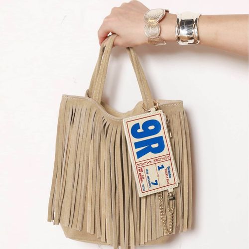 バッグ vintage suede fringe design bag vintage suede fringe design bag - メルカリ