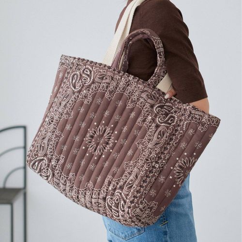 MALUS/マリュス BANDANA QUILTING BIG BAG トートバッグ（トート