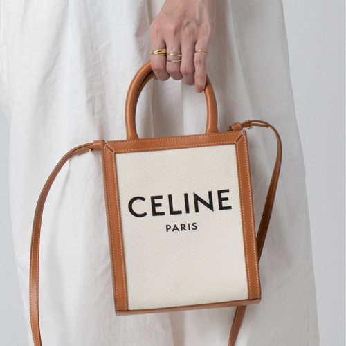 VINTAGE CELINE/セリーヌ】Vertical cabas mini 2way（トートバッグ