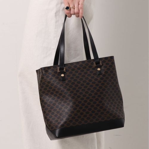 【シーサー】CELINE マダカムミニトート CELINE（セリーヌ） マカダム ミニトートバック ショルダー PVC