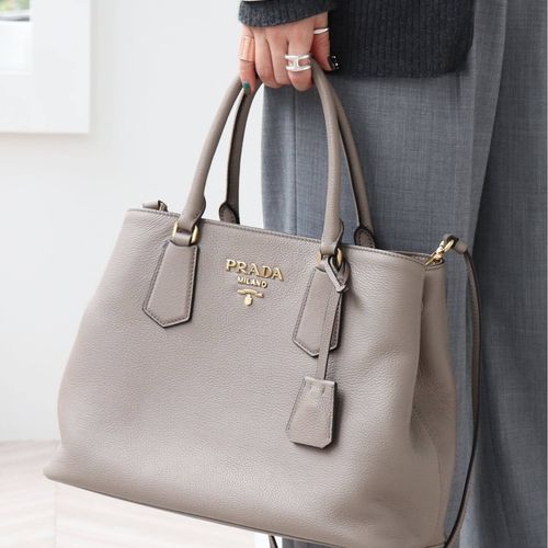 VINTAGE PRADA/プラダ】 vitello dino tote 2way leather（トート