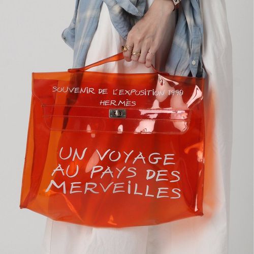 VINTAGE HERMES/エルメス】 Vinyl kelly（ハンドバッグ）｜DECOUVERTE  