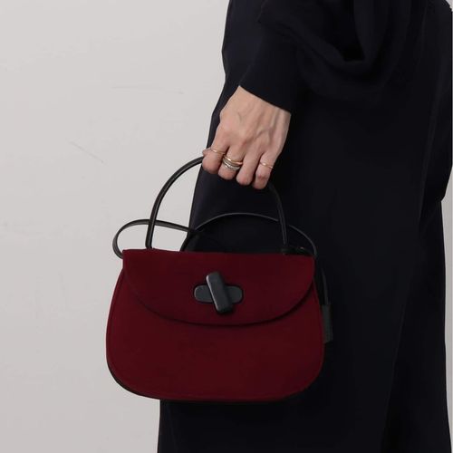 VINTAGE GUCCI/グッチ】ハンドバッグ 2way felt（ハンドバッグ