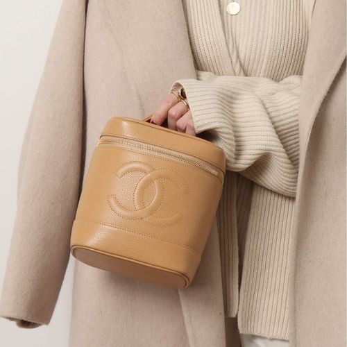 シャネル　正規品　バニティ　ハンドバッグ VINTAGE CHANEL/シャネル】 バニティバッグ（ハンドバッグ