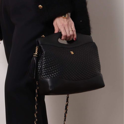 美品✨Bally バリー 2way ハンドバッグ カーフレザー ブラック VINTAGE BALLY/バリー】2wayバッグ（ハンドバッグ）｜DECOUVERTE