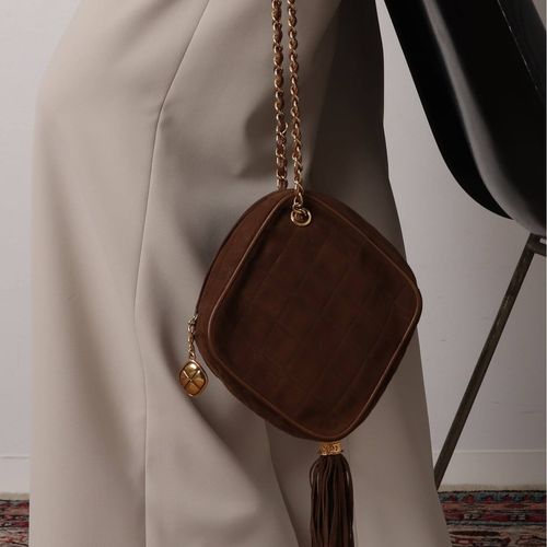 VINTAGE CHANEL/シャネル】 Matelasse タッセルチェーンショルダー