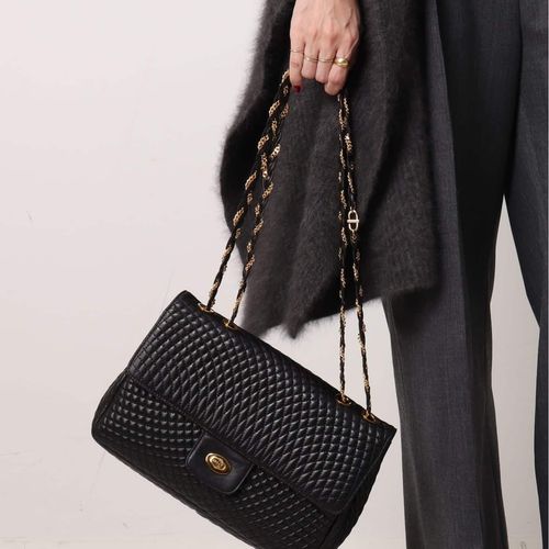 VINTAGE BALLY/バリー】チェーンショルダーバッグ（ショルダーバッグ