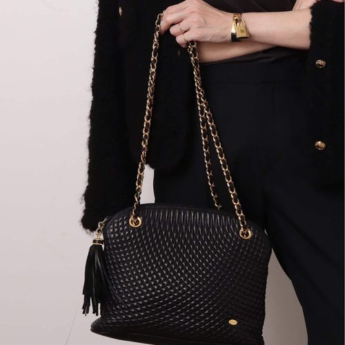 VINTAGE BALLY/バリー】チェーンショルダーバッグ（ショルダーバッグ