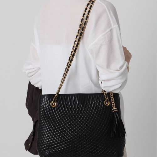 VINTAGE BALLY/バリー】チェーンセミショルダーバッグ