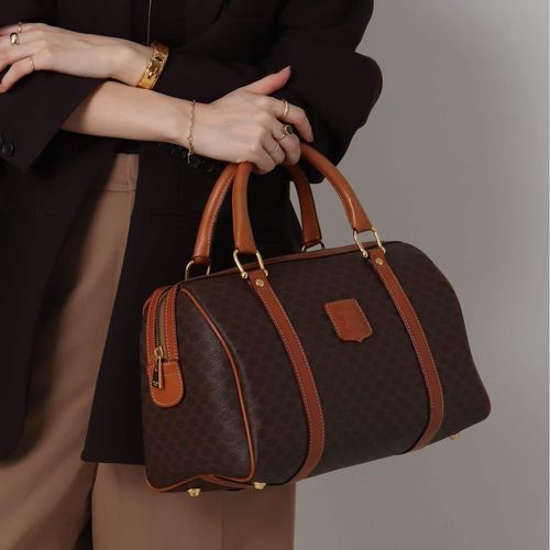 VINTAGE CELINE/セリーヌ】macadam ボストンバッグ 30（ボストンバッグ