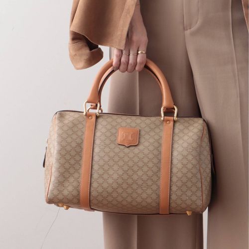 VINTAGE CELINE/セリーヌ】macadam ボストンバッグ 30（ボストンバッグ