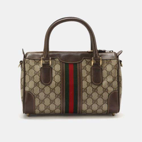 VINTAGE GUCCI /グッチ】ボストンバッグ gg supreme（ボストンバッグ