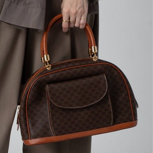 VINTAGE CELINE/セリーヌ】macadam ボリード ボストンバッグ（ボストン