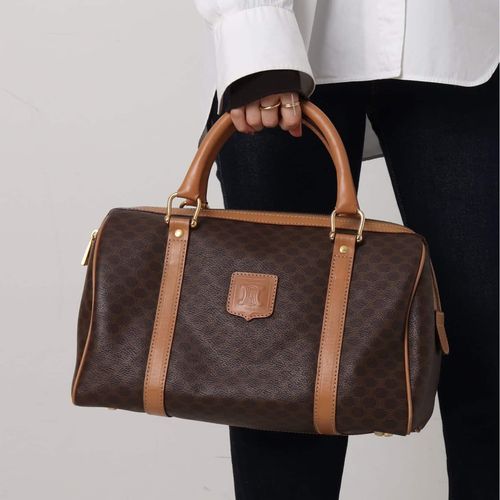 VINTAGE CELINE/セリーヌ】macadam ボストンバッグ 31（ボストンバッグ