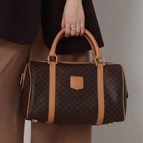 VINTAGE CELINE/セリーヌ】macadam ボストンバッグ 31（ボストンバッグ