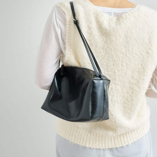 予約》【LOW CLASSIC / ロウクラシック】Lc LEATHER CARAMEL BOX BAG