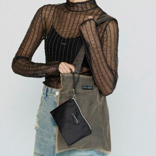Tulle Combination Tote Bag