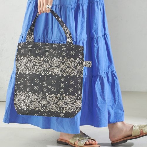 シップス SHIPS 【SHIPS別注】BINDU:横型 ジャカード トート