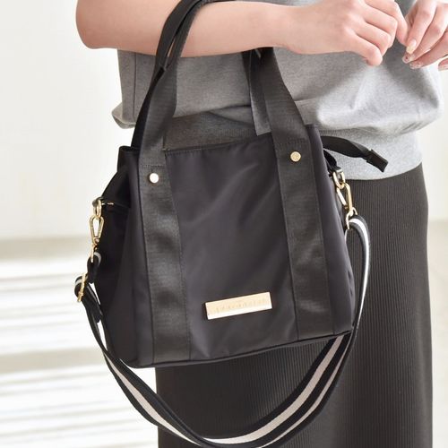 追加予約》quaranciel: 2way 8ポケット ライン ショルダー